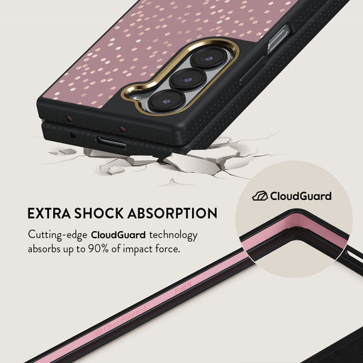 Hot Cocoa - Spotted Samsung Galaxy Z Fold 6 Case 3