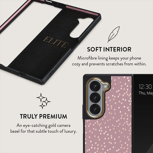 Hot Cocoa - Spotted Samsung Galaxy Z Fold 6 Case 6