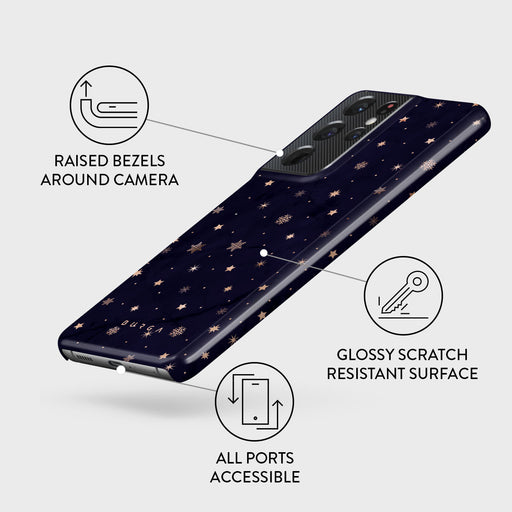 Midnight Kiss - Star Samsung Galaxy S21 Ultra Case 3