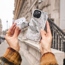 Snowstorm - Grey Marble Samsung Galaxy S22 Case 25