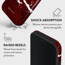 Iconic Red Ruby - Marble iPhone 16 Pro Case 4