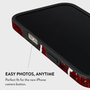 Iconic Red Ruby - Marble iPhone 16 Pro Case 5