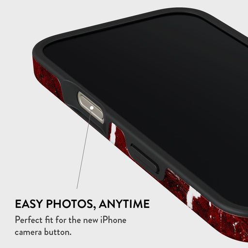 Iconic Red Ruby - Marble iPhone 16 Pro Case 5