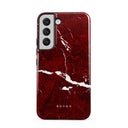 Iconic Red Ruby - Marble Samsung Galaxy S22 Case 5