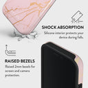 Peachy Gold - Pink Marble iPhone 16 Pro Max Case 4