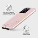 Peachy Gold - Pink Marble Xiaomi 13T Pro Case 3