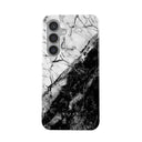 Fatal Contradiction - Black & White Marble Samsung Galaxy S24 Case 5