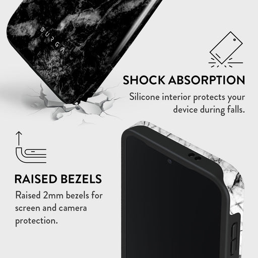 Fatal Contradiction - Black & White Marble Samsung Galaxy S24 Case 8