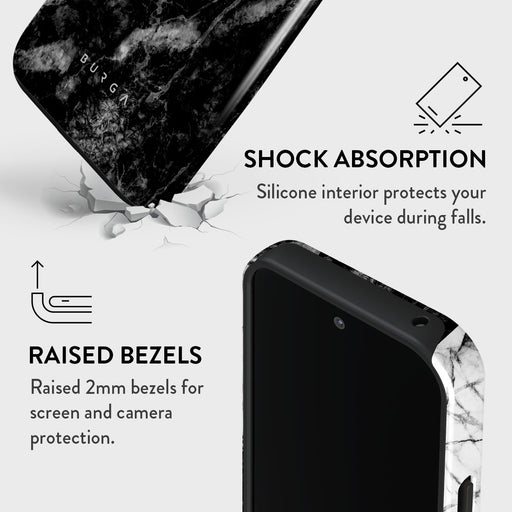 Fatal Contradiction - Black & White Marble Google Pixel 9 Pro Case 4
