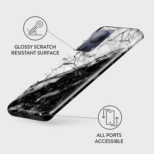 Fatal Contradiction - Black & White Marble Xiaomi 13 Lite Case 3