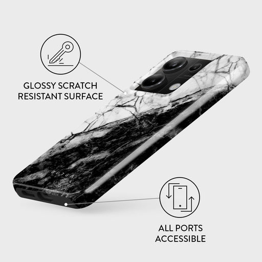 Fatal Contradiction - Black & White Marble Xiaomi Redmi Note 13 Pro 5G Case 3