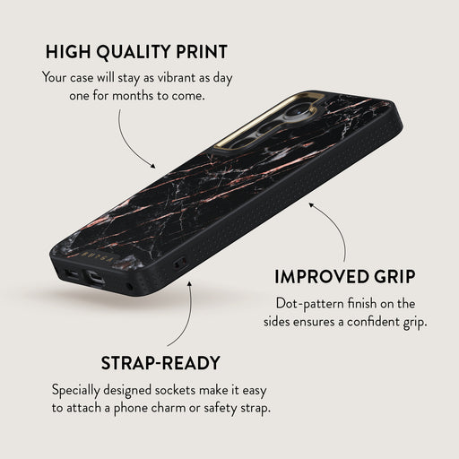 Rose Gold Marble - Samsung Galaxy S24 Plus Case 16