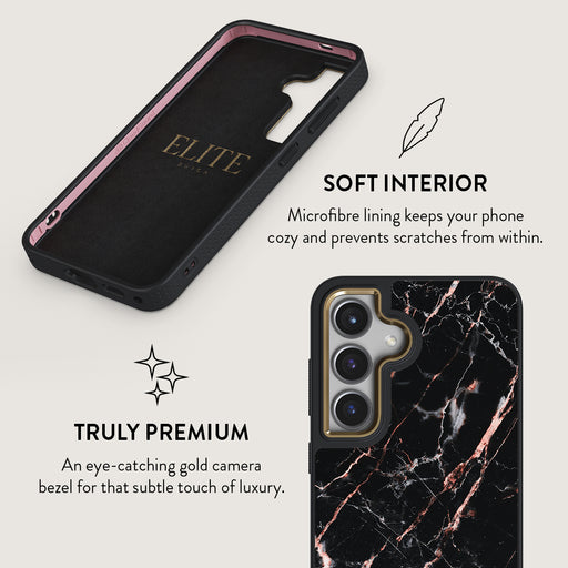 Rose Gold Marble - Samsung Galaxy S24 Plus Case 17