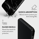 Noir Origin - Black Marble Samsung Galaxy A35 Case 4