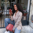 Iconic Red Ruby - Marble Samsung Galaxy A35 Case 7