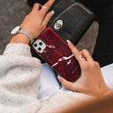 Iconic Red Ruby - Marble Google Pixel 8a Case 6