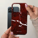 Iconic Red Ruby - Marble Samsung Galaxy A35 Case 5