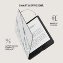Satin White - Marble Kindle Paperwhite (11th Gen) Case 5