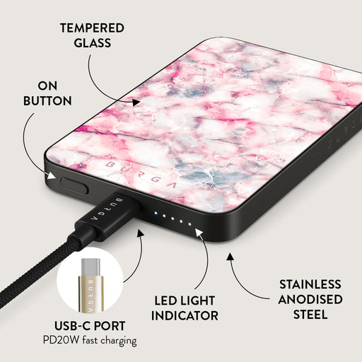 Raspberry Jam - Girls Magnetic Power Bank 5