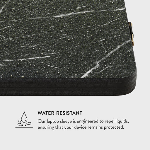 Noir Origin - Black Marble Laptop Sleeve 10
