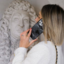 Noir Origin - Black Marble iPhone 15 Case 25