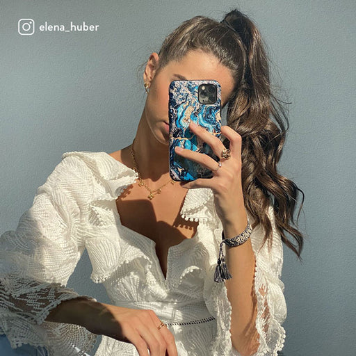 Mystic River - Blue Marble Samsung Galaxy S25 Plus Case 9