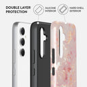 Golden Coral - Pink Samsung Galaxy A55 Case 2