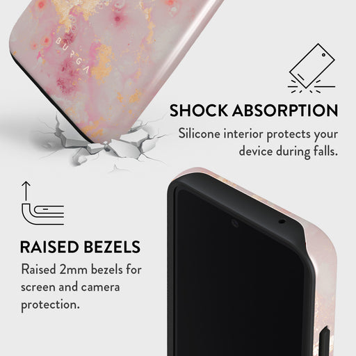 Golden Coral - Pink Samsung Galaxy A55 Case 4