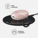 Golden Coral - Pink Google Pixel Buds Pro Case 3