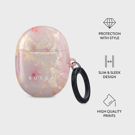 Golden Coral - Pink Google Pixel Buds Pro Case 4