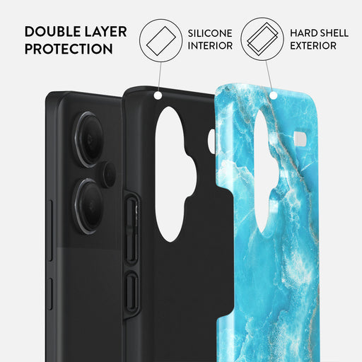 Ocean Waves - Blue Xiaomi Redmi Note 13 Pro+ 5G Case 2
