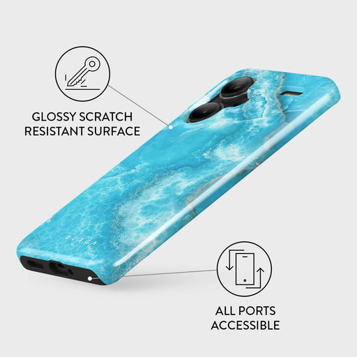 Ocean Waves - Blue Xiaomi Redmi Note 13 Pro+ 5G Case 3