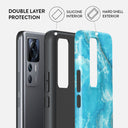 Ocean Waves - Blue Xiaomi 12T Case 2