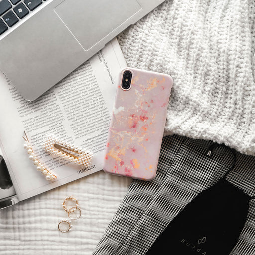 Golden Coral - Pink Samsung Galaxy A55 Case 6