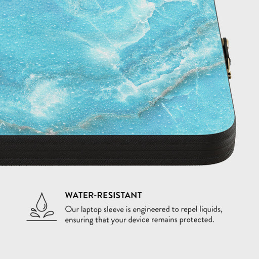 Ocean Waves - Blue Laptop Sleeve 10