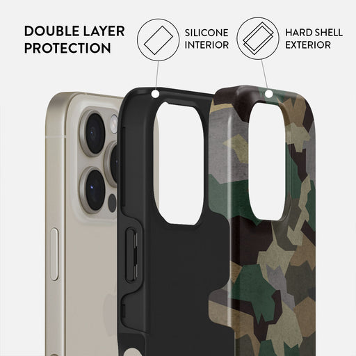 Tropical Green Camo - iPhone 16 Pro Case 2