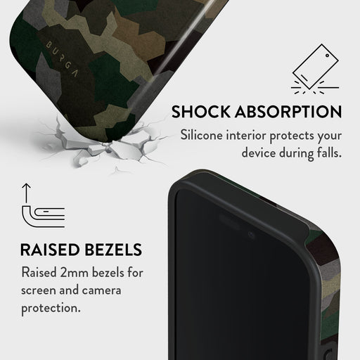 Tropical Green Camo - iPhone 16 Pro Case 4