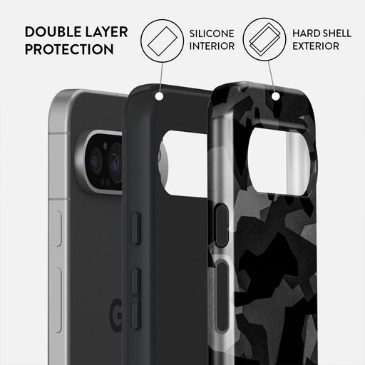Night Black Camouflage - Google Pixel 9 Pro Case 2