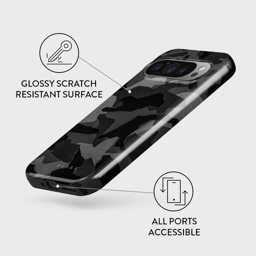 Night Black Camouflage - Google Pixel 9 Pro Case 3