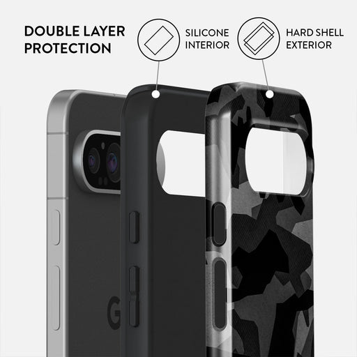 Night Black Camouflage - Google Pixel 9 Case 2
