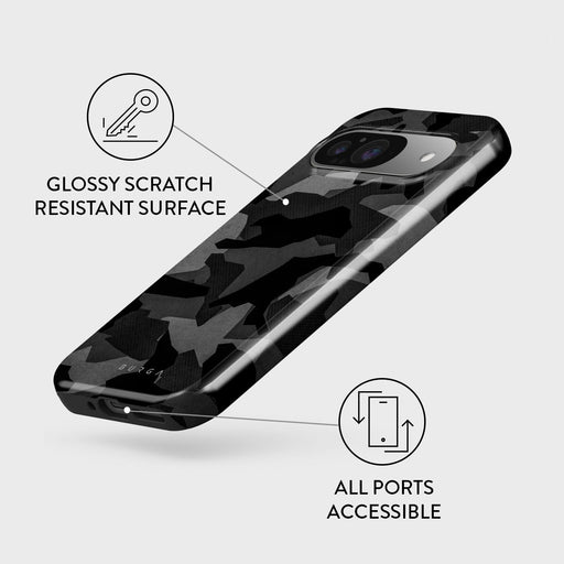 Night Black Camouflage - Google Pixel 9 Case 3