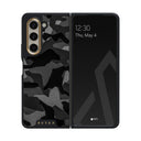 Night Black Camouflage - Samsung Galaxy Z Fold 5 Case 1