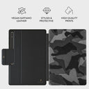 Night Black Camouflage - Samsung Galaxy Tab S9 Ultra Case 2