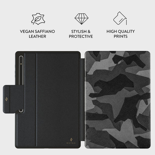 Night Black Camouflage - Samsung Galaxy Tab S9 Ultra Case 2