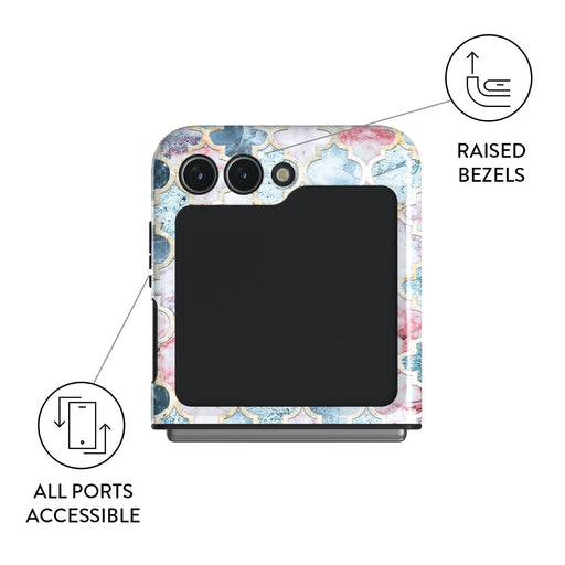 Pink Beach - Mosaic Samsung Galaxy Z Flip 5 Case 9