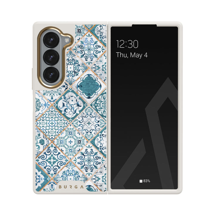 Tropical Oasis - Ornament Samsung Galaxy Z Fold 6 Case