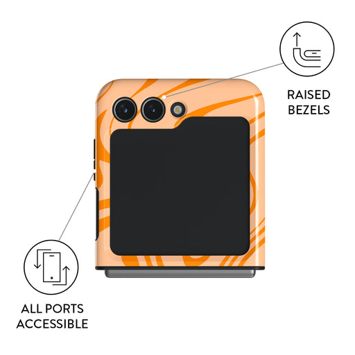 High Vibrations - Color Swirl Samsung Galaxy Z Flip 5 Case 9