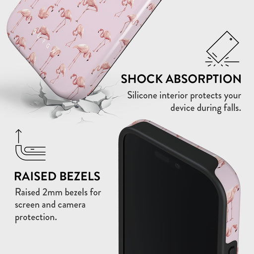 Nostalgic Pink - Flamingos iPhone 16 Pro Max Case 4