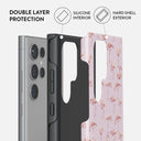 Nostalgic Pink - Flamingos Samsung Galaxy S24 Ultra Case 6