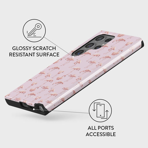 Nostalgic Pink - Flamingos Samsung Galaxy S24 Ultra Case 7